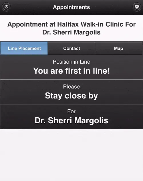 Virtual Queuing System Demo - Customers checking their position in line on mobile phone